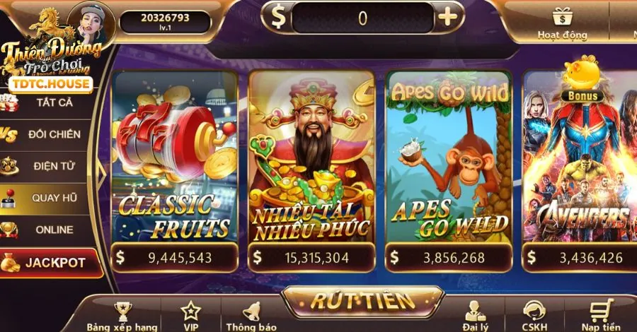 Hình ảnh chính trò chơi xèng hi8823.com với jackpot lớn